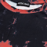 ACDC Rag Bleach Shirt // Red&Black