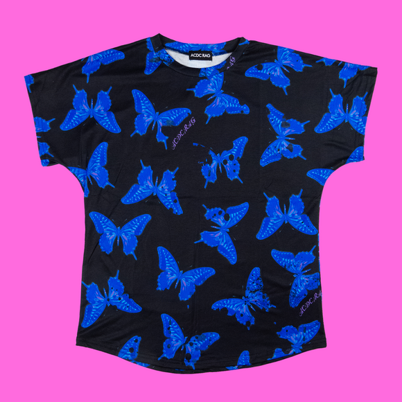 ACDC Rag Butterfly Shirt // Blue&Black