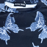 ACDC Rag Butterfly Shirt // Silver&Black